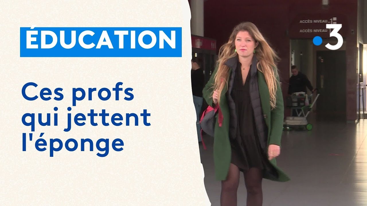 Éducation : ces profs qui jettent l'éponge