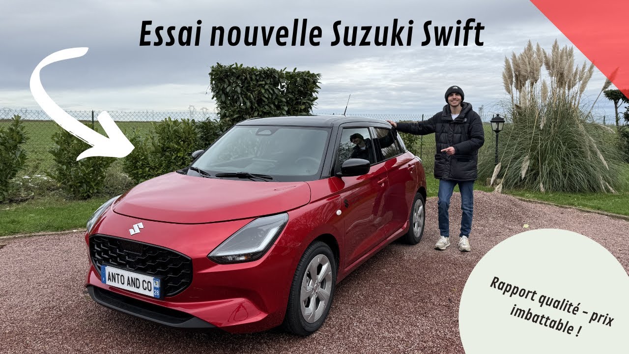 ESSAI NOUVELLE SUZUKI SWIFT : Simplicité rime avec efficacité !
