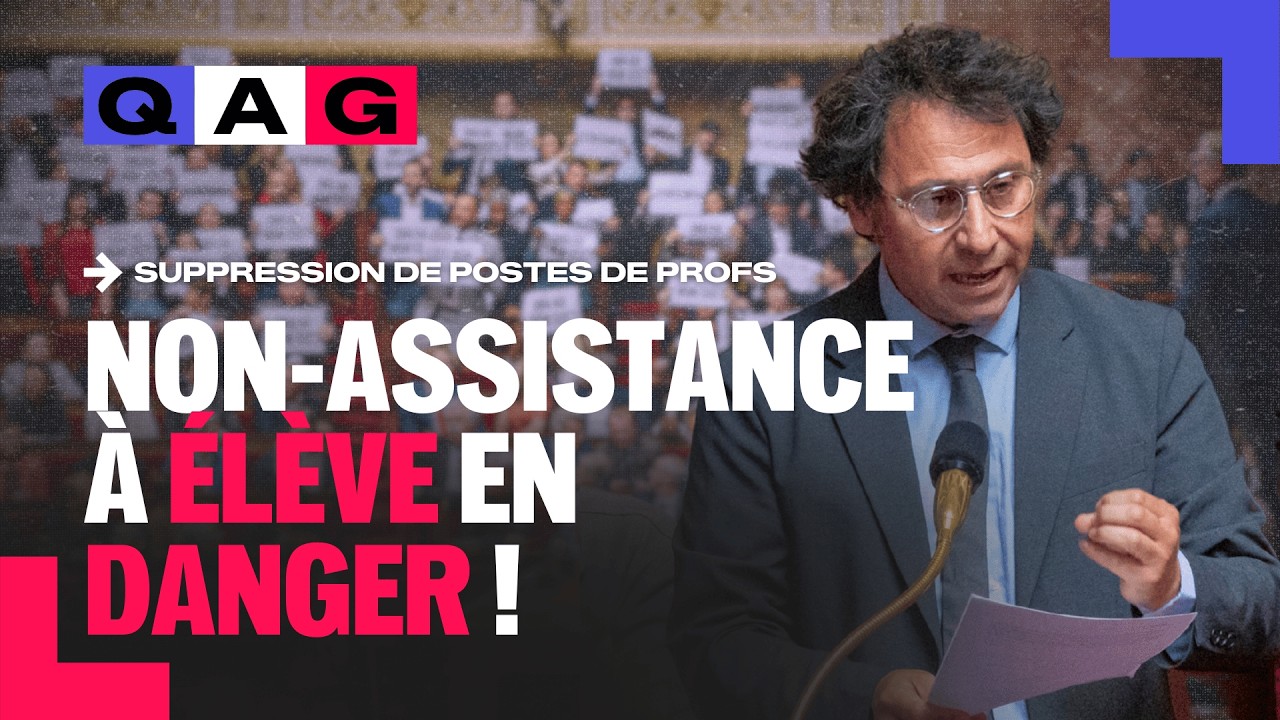 Vous êtes coupables de non-assistance à élève en danger ! - Rodrigo Arenas | #QAG