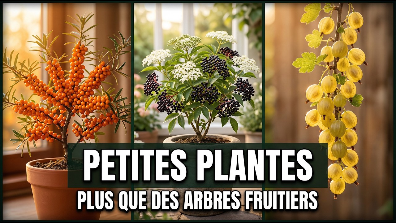 20 petites plantes qui produisent plus de nourriture que des arbres fruitiers