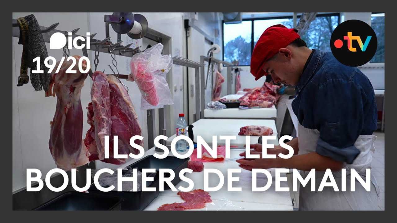 "Ne vous prenez pas la tête avec l'araignée", ces jeunes apprentis sont les bouchers de demain