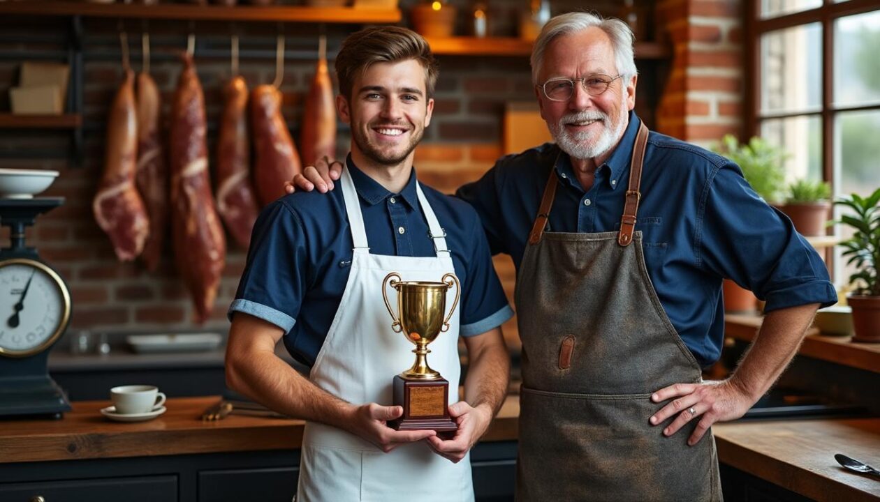 découvrez l'histoire inspirante d'un jeune apprenti à la boucherie centenaire qui remporte le prestigieux concours du meilleur apprenti du finistère, alliant tradition et passion.